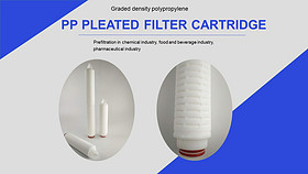 PP pleated filter cartridge