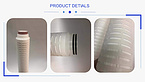 PP pleated filter cartridge