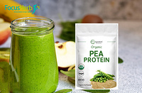 Organic pea protein powder