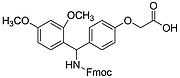 4 - [(2, 4 - dimethoxy phenyl) (FMOC - amino) methyl] benzene acetic acid oxygen