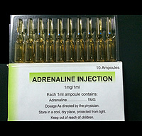 Adrenaline injection, 1mg/1ml