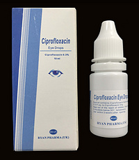 Ciprofloxacin eye drops, 0.3%/10ml