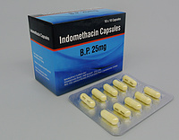 Indomethacin capsules, 25mg