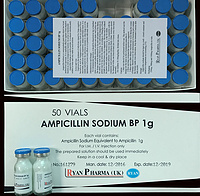 Ampicillin for injection, 1g