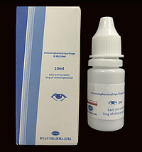 Chloramphenicol eye drops, 0.5%/10ml