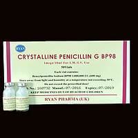 Benzylpenicillin Sodium for injection, 1mega/10ml
