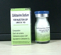 Cefotaxime sodium for injection, 1g