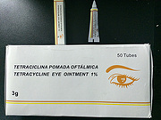 Tetracycline eye ointment,1%/ 3.5g