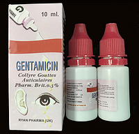 Gentamicin drops, 0.3%/10ml