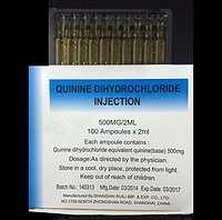 Quinine injection, 500mg/2ml