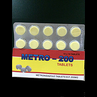 Metronidazole tablets, 200mg