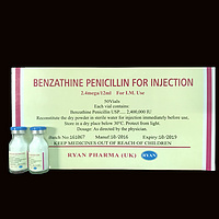 Benzathine penicillin for injection, 2.4mega/12ml