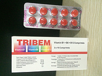 Vitamin B1+B6+B12 tablets(Tribem)
