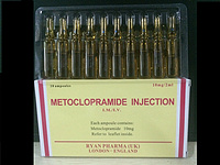 Metoclopramide injection, 10mg/2ml