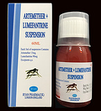 Artemether+lumefantrine suspension,15mg+90mg/5ml-60ml