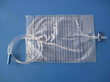 Urine bags/Cross valv