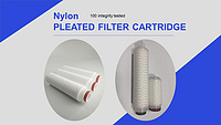 Nylon pleated filter cartridge
