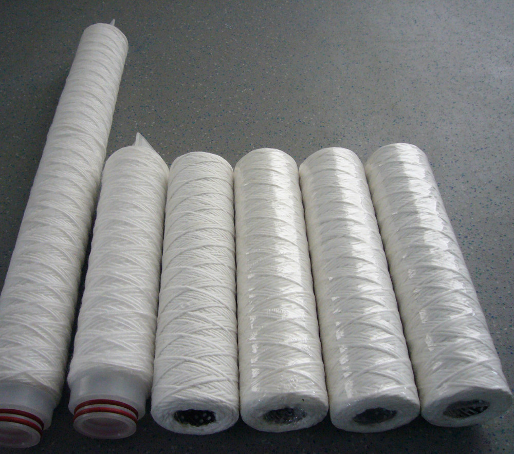 String wound filter cartridge