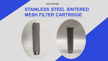 Stainless mesh sintered filter cartridge