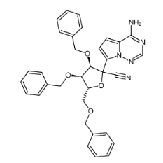 (3R,4R,5R)-2-(4-aminopyrrolo[2,1-f][1,2,4]triazin-7-yl)-3,4-bis(benzyloxy)-5-((benzyloxy)methyl)tetr