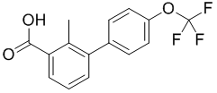 2 - methyl - 3 - (4 - trifluoro methoxy phenyl) benzoic acid