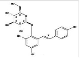 2354-tetrahydroxyl diphenylethylene-2-o-glucoside