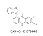 N-(4-fluoro-2-methoxy-5-nitrophenyl)-4-(1-methylindol-3-yl)pyrimidin-2-amine