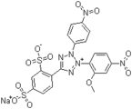 2-(2-methoxy-4-nitrophenyl)-3-(4-nitrophenyl)-5-(2,4-disulfophenyl)-2H-tetrazolium,monoSodium salt