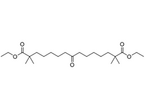 diethyl 2,2,14,14-tetramethyl-8-oxopentadecanedioate