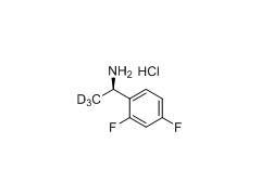 R)-1-(2,4-difluorophenyl)ethan-2,2,2-d3-1-amine hydrochloride