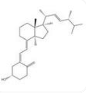 Water-soluble vitamin D2 and water-soluble vitamin D3