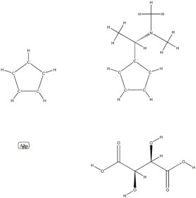 (S) - (-) - N, N - dimethyl - 1 - L - - ferrocene based rimantadine tartrate