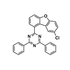 2- ( -1- dibenzo - furan - 8 - chlorine Radicals ) -4,6- diphenyl -1,3,5- Triazine