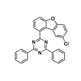 2- ( -1- dibenzo - furan - 8 - chlorine Radicals ) -4,6- diphenyl -1,3,5- Triazine