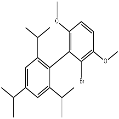 2 - bromo -3,6- two methoxy - 2', 4', 6' - C ( isopropyl ) -1,1' - biphenyl