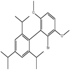 2 - bromo -3,6- two methoxy - 2', 4', 6' - C ( isopropyl ) -1,1' - biphenyl