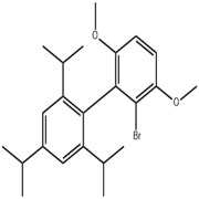 2 - bromo -3,6- two methoxy - 2', 4', 6' - C ( isopropyl ) -1,1' - biphenyl