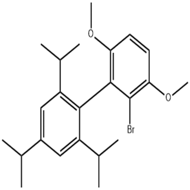 2 - bromo -3,6- two methoxy - 2', 4', 6' - C ( isopropyl ) -1,1' - biphenyl