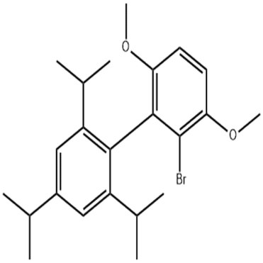 2 - bromo -3,6- two methoxy - 2', 4', 6' - C ( isopropyl ) -1,1' - biphenyl