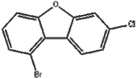1 - bromine chlorine -7- dibenzo - furan
