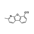 2 - methyl - pcdfs [ 2,3-b ] pyridine -8- base - trifluoro Methane Sulfonic acid ester