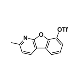 2 - methyl - pcdfs [ 2,3-b ] pyridine -8- base - trifluoro Methane Sulfonic acid ester