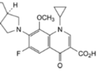 (1's,6's)-1-cyclopropyl-7-(2,8-diazabicyclo[4.3.0]non-8-yl)-6-fluoro-8-methoxy-4-oxo-1,4-dihydroquin