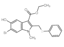 6 - bromine - 5 - hydroxy - 1 - methyl - 2 - (methyl phenyl sulfur) indole - 3 - ethyl formate