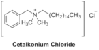 Benzyldimethylhexadecylammonium chloride