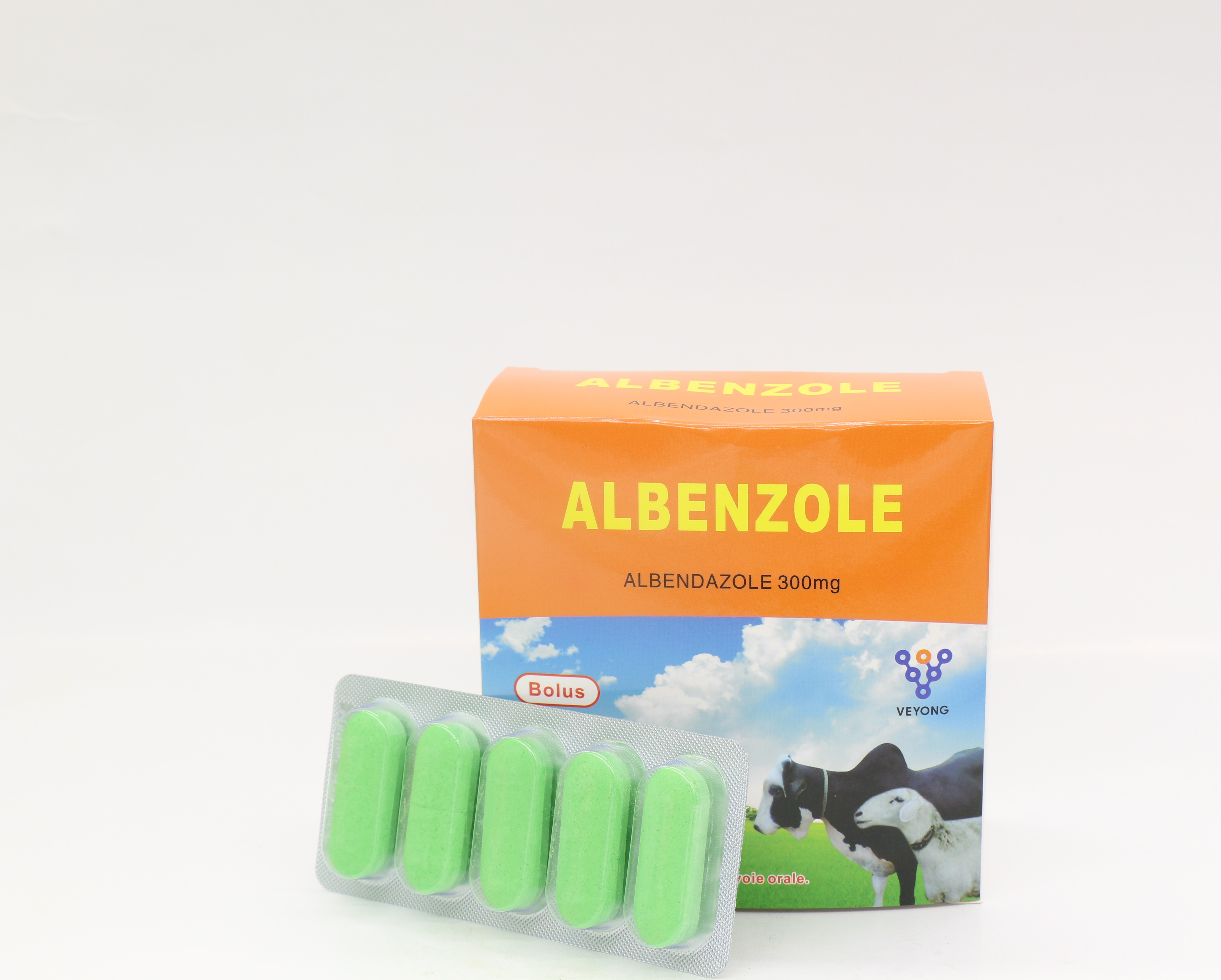 Albendazole Bolus 300mg 2500mg  