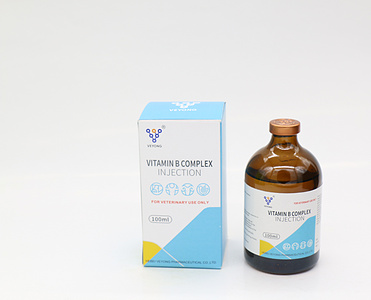 Vitamin B complex injection for veterinary use