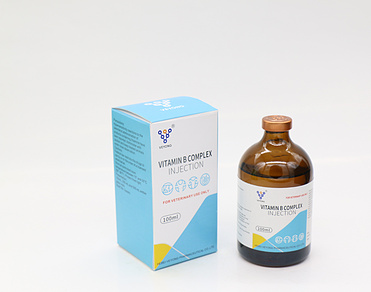 Vitamin B complex injection for veterinary use