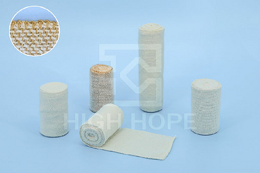 Elastic plain weave bandage