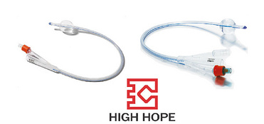 Silicone urinary catheter